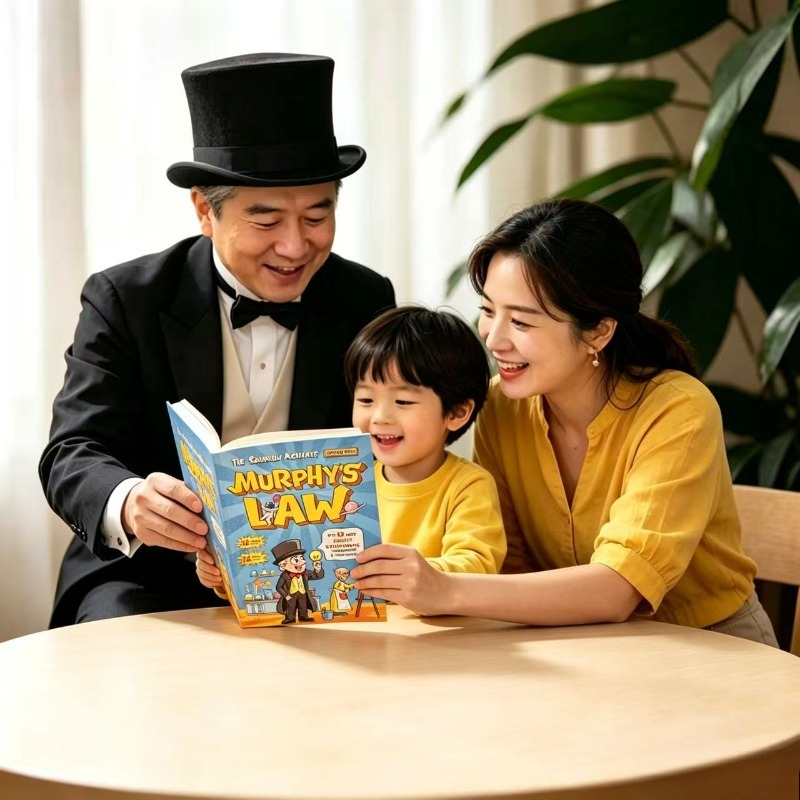 Kids Education Books - การศึกษาสำหรับครอบครัว หนังสือภาษาอังกฤษต้นฉบับ 2 เล่ม ชุดกฎของเมอร์ฟี หนังสือเสริมพัฒนาการเด็ก