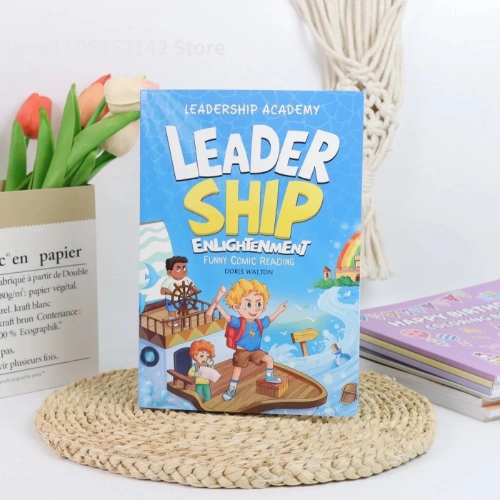 Kids Education Academy - หนังสือการ์ตูนตลกเรื่องการพัฒนาความเป็นผู้นำ, หนังสือนิทานการศึกษาสำหรับเด็กในสถาบันฝึกอบรมความเป็นผู้นำ เพื่อเสริมสร้างคุณลักษณะบุคลิกภาพและการอ่าน