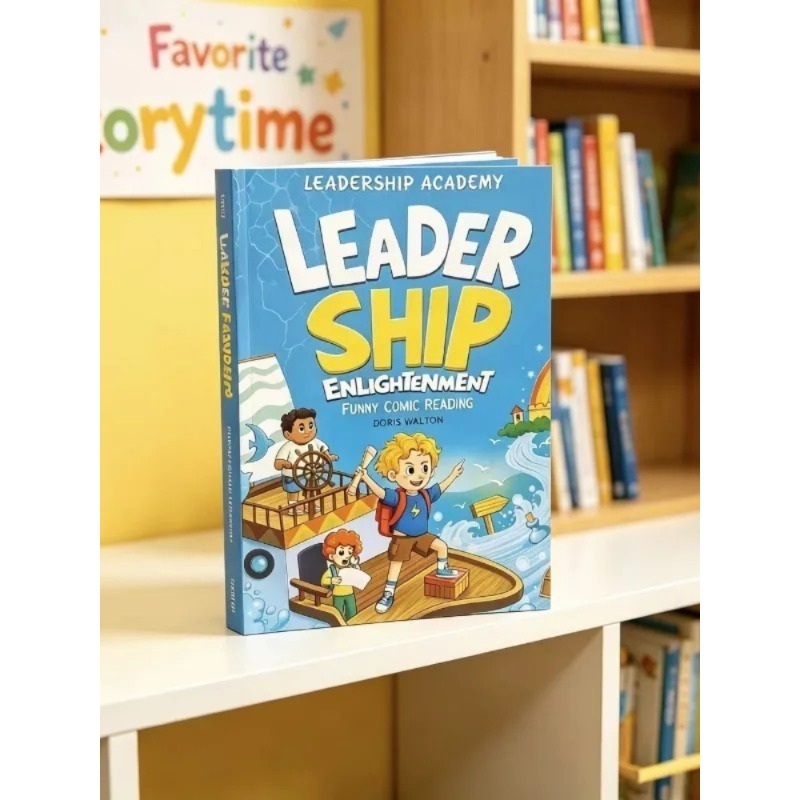 Kids Education Academy - หนังสือการ์ตูนเสริมสร้างความรู้ด้านความเป็นผู้นำสำหรับเด็ก | สถาบันฝึกอบรมผู้นำ หนังสือนิทานการศึกษาที่สนุกสนานสำหรับเด็กเพื่อพัฒนาตนเอง
