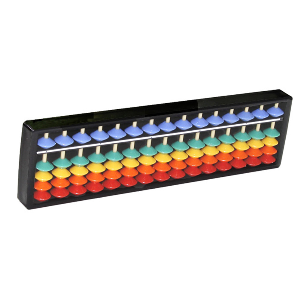 Kids Education Calculator - ลูกคิดพลาสติก 3 ชิ้น ลูกปัดสีน้ำตาล อุปกรณ์คำนวณสำหรับเด็ก เรียนรู้คณิตศาสตร์เบื้องต้น
