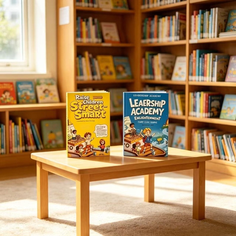 Kids Education Academy - ชุดหนังสือการ์ตูนภาษาอังกฤษสำหรับเด็กเพื่อเสริมสร้างความรู้ด้านความฉลาดในชีวิตประจำวันและการเป็นผู้นำ