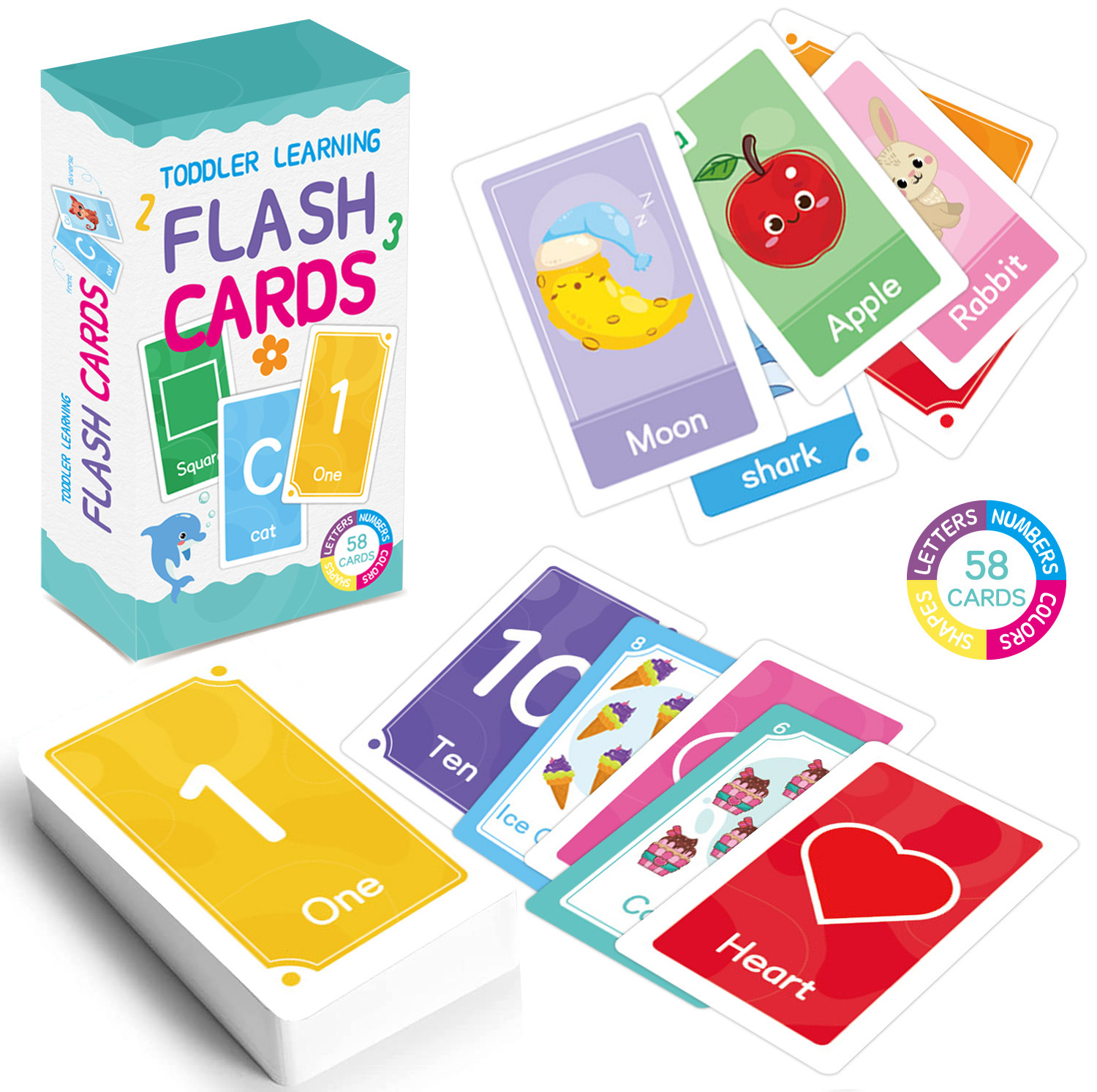 58 ชิ้น ABC ตัวอักษร Flashcard - Flash Card Alphabet บทวิจารณ์และราคา