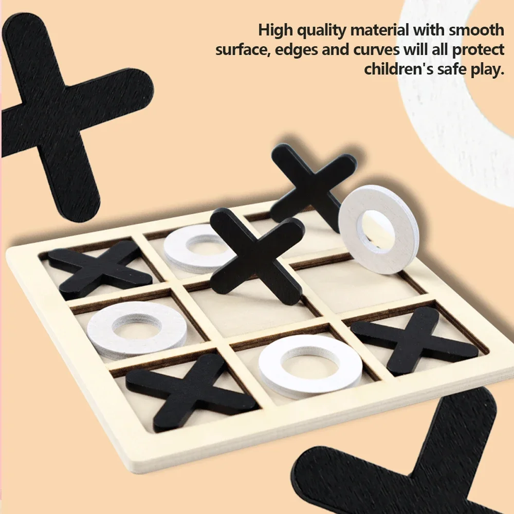 ไม้ XO Tic Tac Toe เกมมินิหมาก - Kids Educational Game 3 บทวิจารณ์และราคา