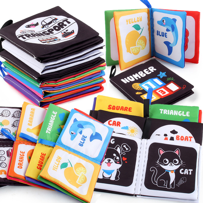 หนังสือผ้าสำหรับทารกแรกเกิด0-1 - Kids Education Books บทวิจารณ์และราคา