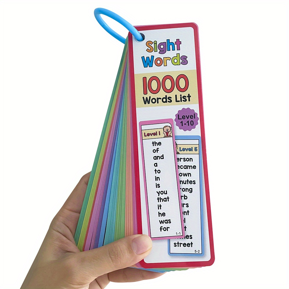 1000 Sight Words List การศึกษา - Flash Card Alphabet บทวิจารณ์และราคา
