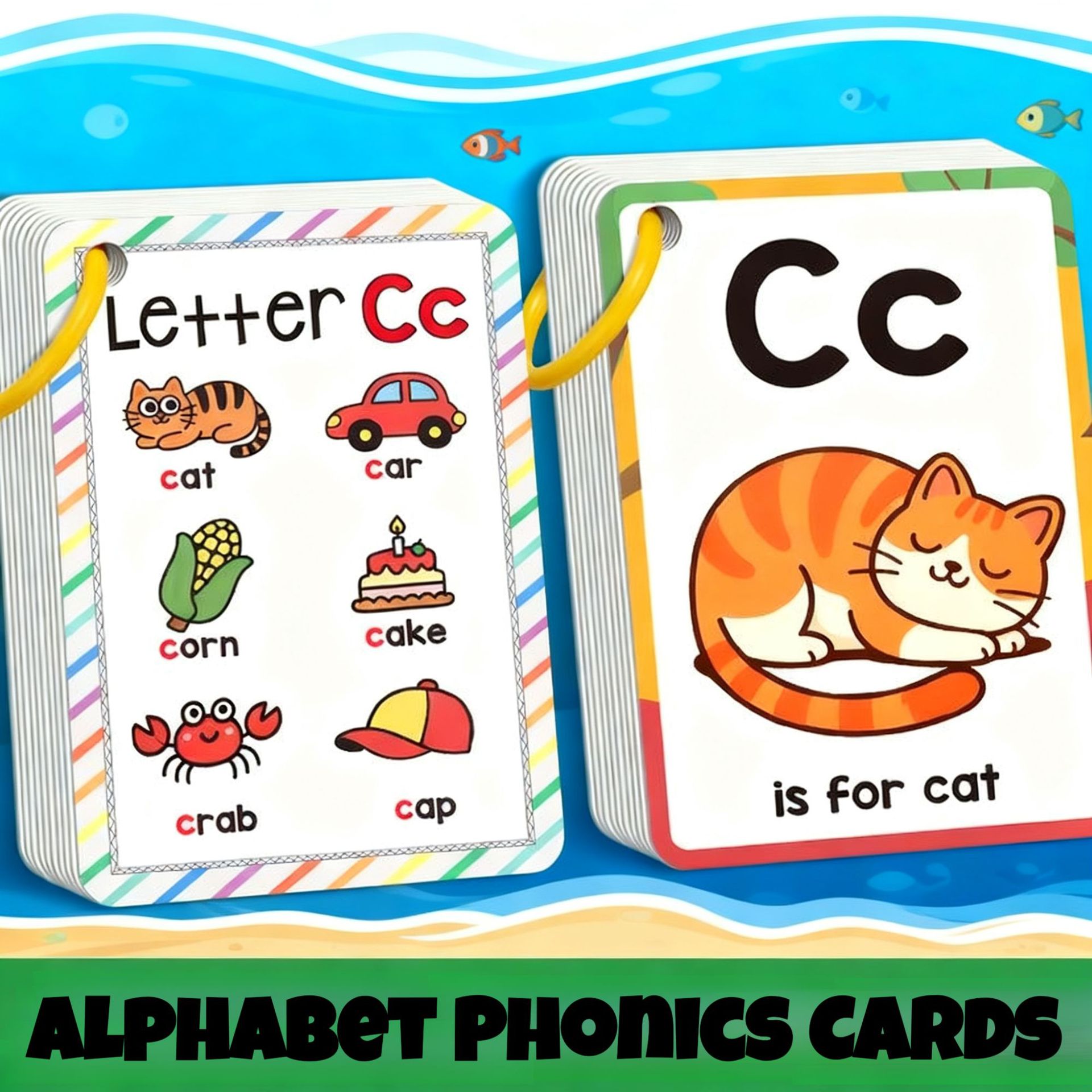 แฟลชการ์ดโฟนิกส์ตัวอักษรภาษาอั - Flash Card Alphabet บทวิจารณ์และราคา