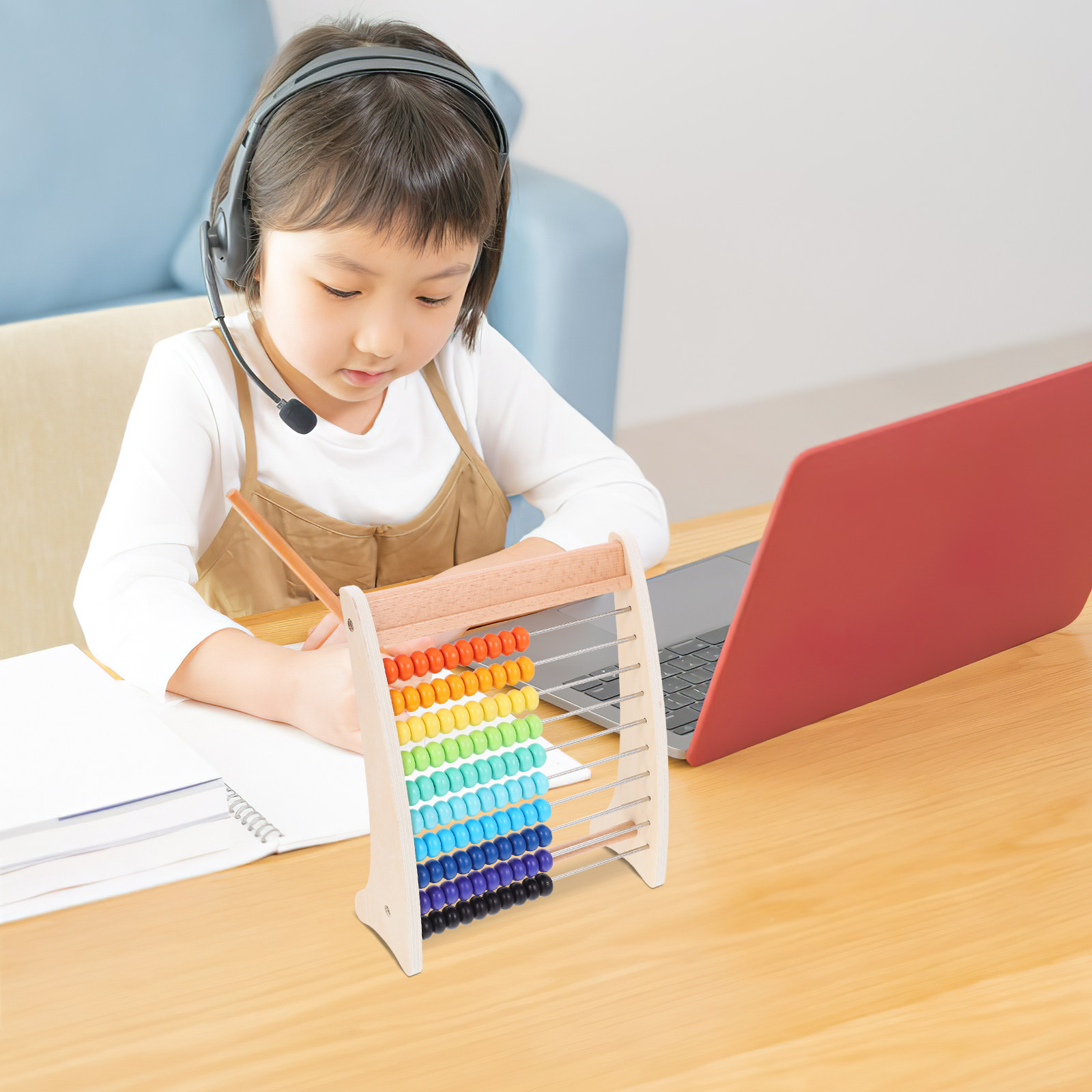 ชุดลูกคิดไม้สำหรับเด็ก 1 ชุด ข - Kids Education Calculator บทวิจารณ์และราคา