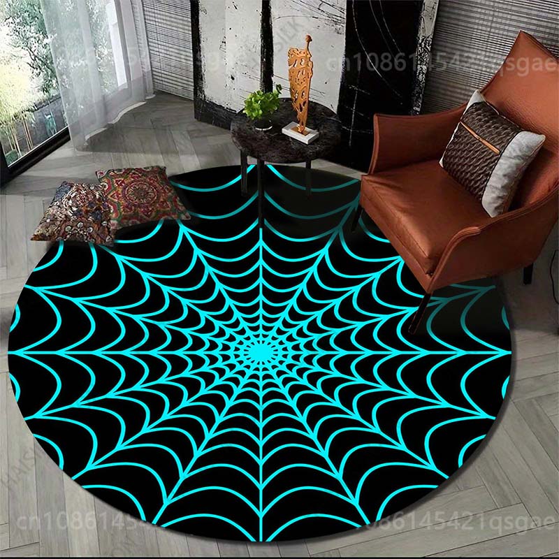 พรมทรงกลมลายใยแมงมุมสีน้ำเงินห - Multiplication Table Mat บทวิจารณ์และราคา