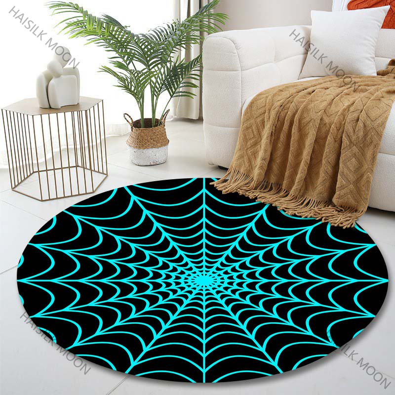 พรมทรงกลมลายใยแมงมุมสีน้ำเงินห - Multiplication Table Mat บทวิจารณ์และราคา