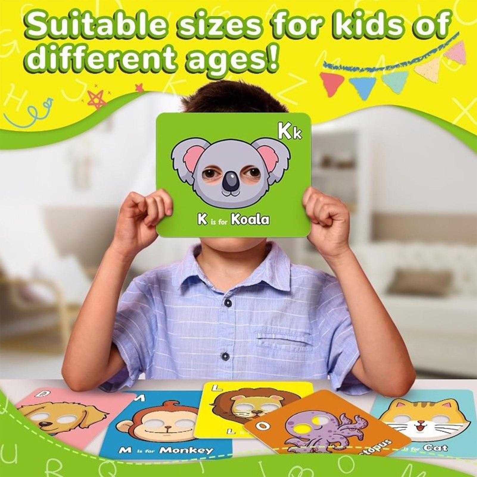 26 ชิ้นแฟลชการ์ดตัวอักษรการศึก - Flash Card Alphabet บทวิจารณ์และราคา