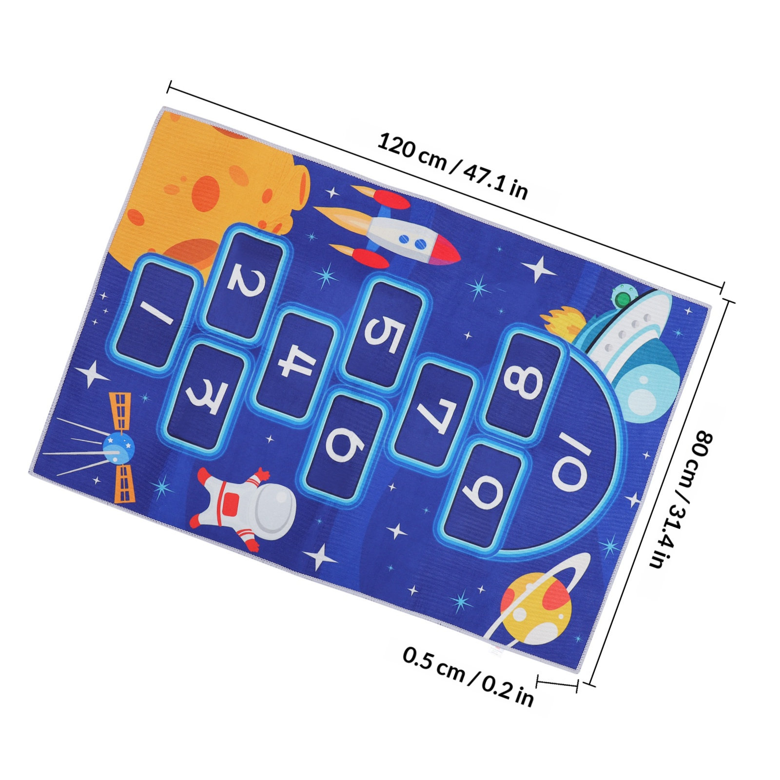 พรมปูพื้นลายการ์ตูน Hopscotch  - Kids Education Number บทวิจารณ์และราคา