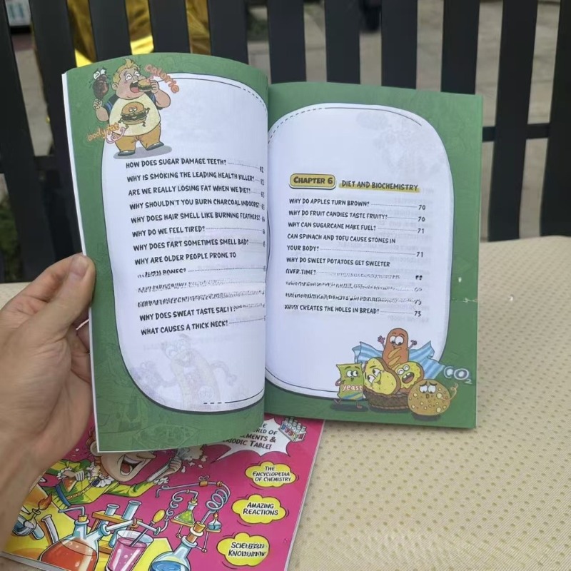 หนังสือการ์ตูนวิทยาศาสตร์เคมีส - Kids Education Books บทวิจารณ์และราคา