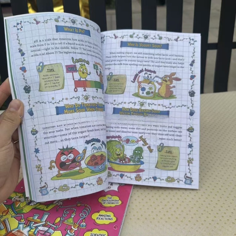 หนังสือการ์ตูนวิทยาศาสตร์เคมีส - Kids Education Books บทวิจารณ์และราคา