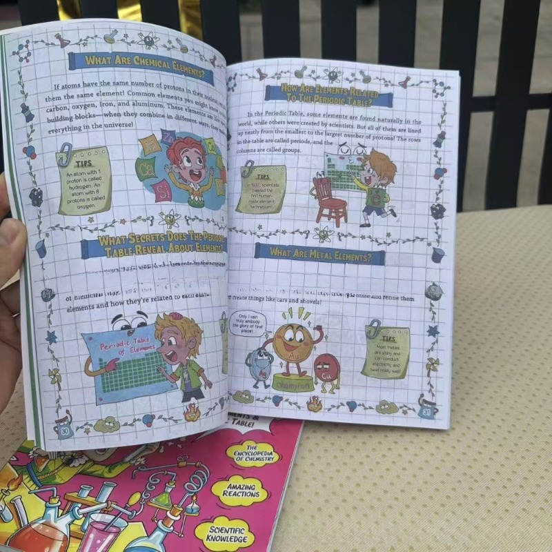 หนังสือการ์ตูนวิทยาศาสตร์เคมีส - Kids Education Books บทวิจารณ์และราคา