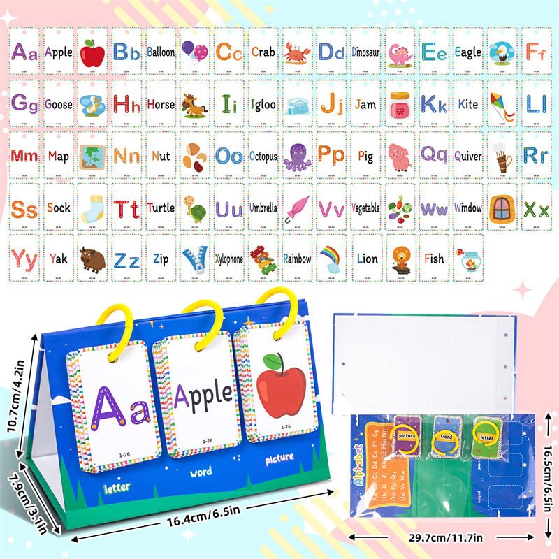 แฟลชการ์ดตัวอักษรภาษาอังกฤษสำห - Flash Card Alphabet บทวิจารณ์และราคา