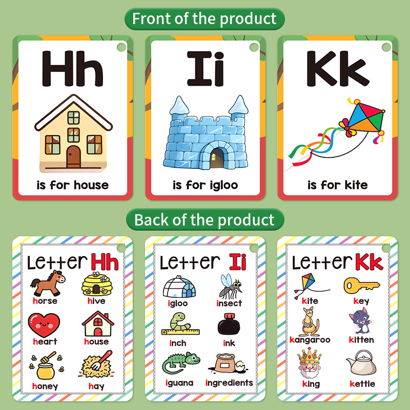 การ์ดเสริมสร้างความรู้ตัวอักษร - Flash Card Alphabet บทวิจารณ์และราคา