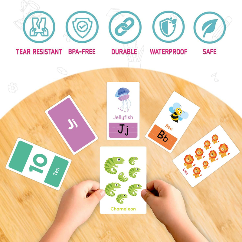 การ์ดแฟลช 58 ใบ 26 ตัวอักษรภาษ - Flash Card Alphabet บทวิจารณ์และราคา