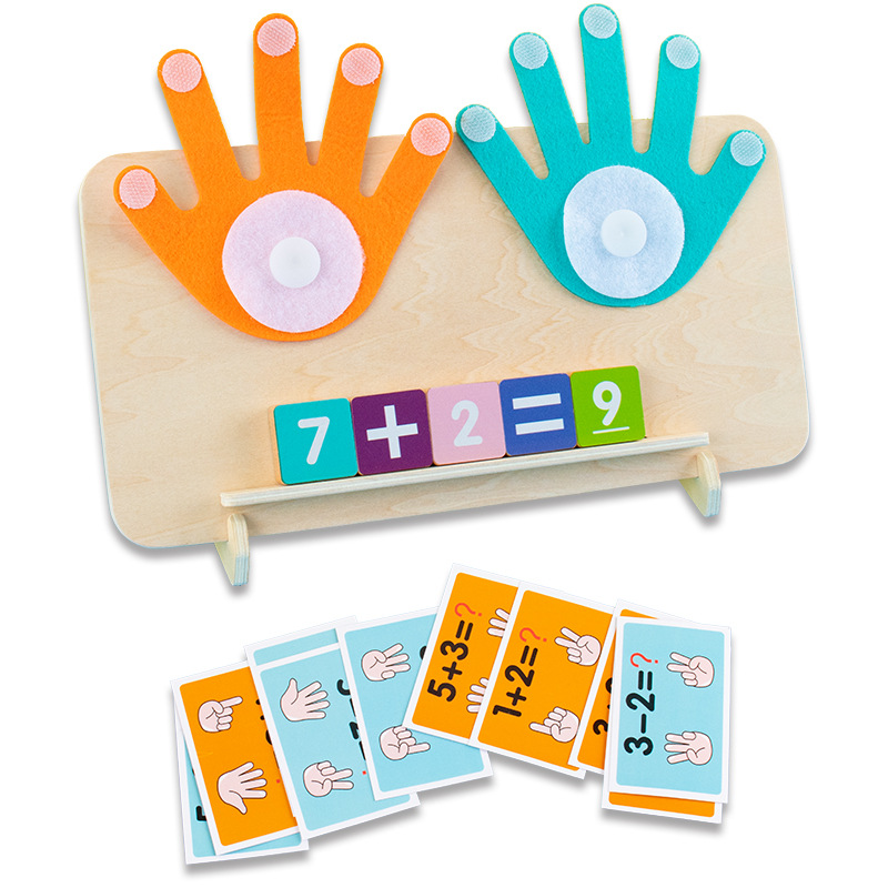 เด็ก Montessori ของเล่นไม้นิ้ว - Kids Education Number บทวิจารณ์และราคา