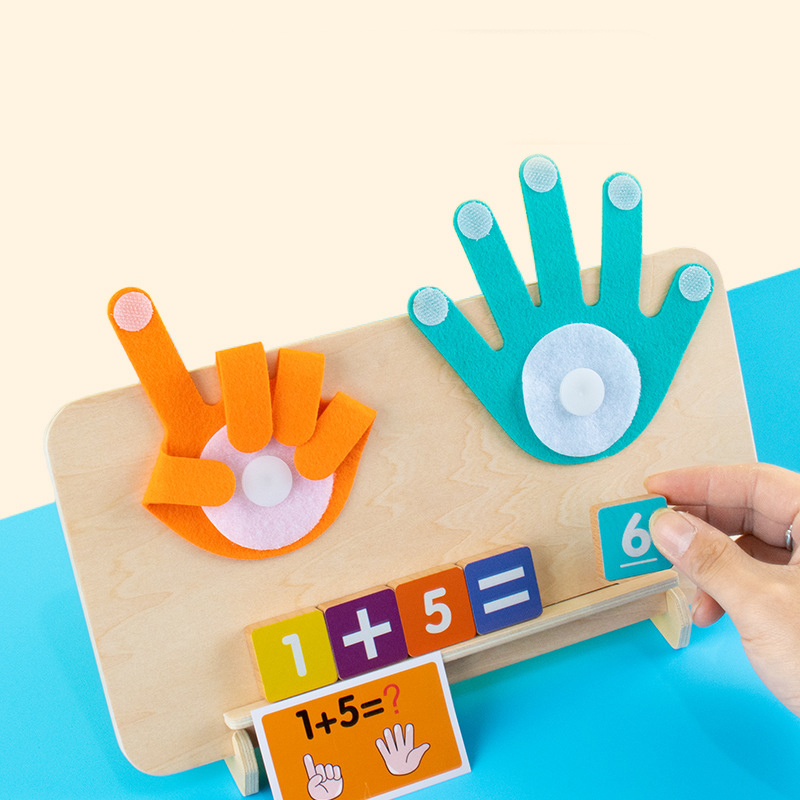 เด็ก Montessori ของเล่นไม้นิ้ว - Kids Education Number บทวิจารณ์และราคา