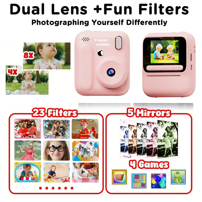 เด็กการพิมพ์สีทันทีกล้อง 1080P - Kids Educational Game 3 บทวิจารณ์และราคา