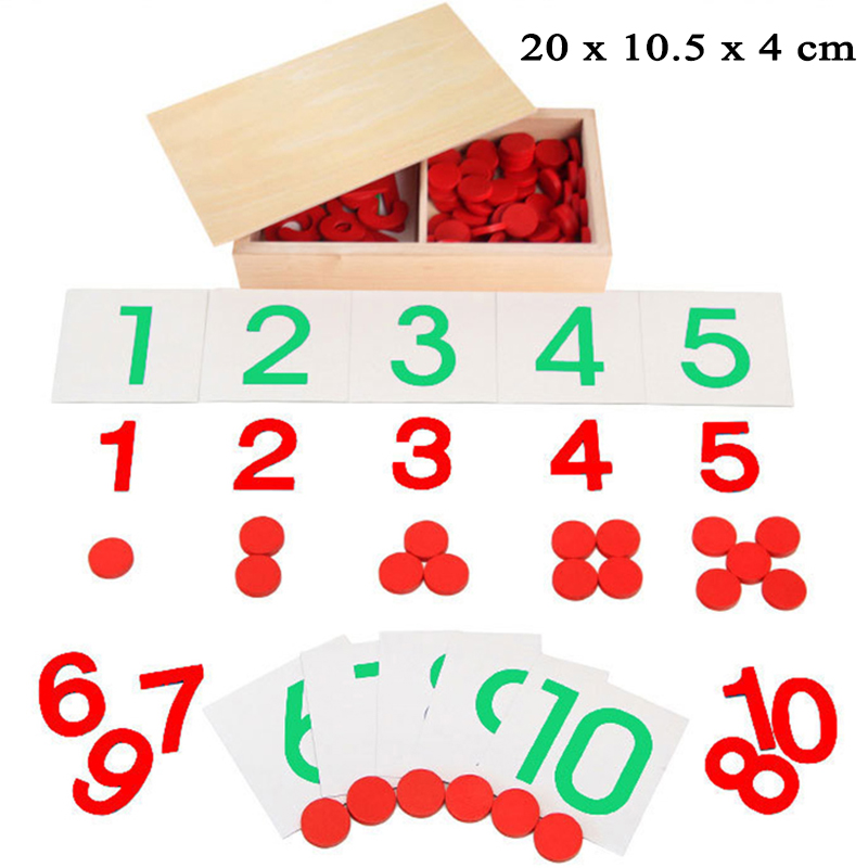 นับกล่องคณิตศาสตร์ Montessori  - Kids Education Number บทวิจารณ์และราคา