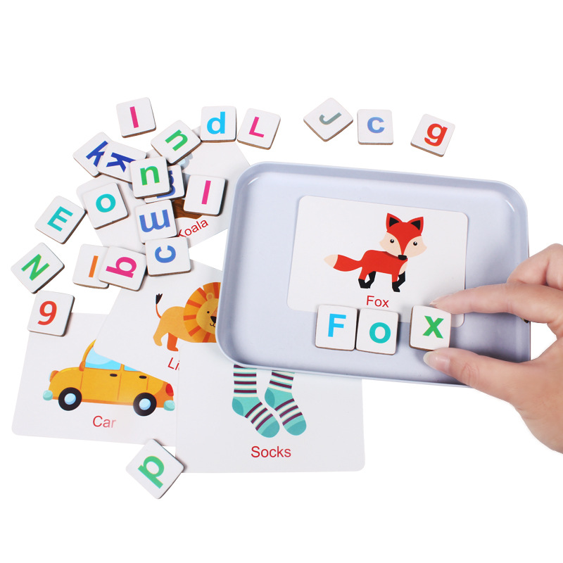 ปริศนาไม้แฟลชการ์ดเกมสะกดตัวอั - Flash Card Alphabet บทวิจารณ์และราคา
