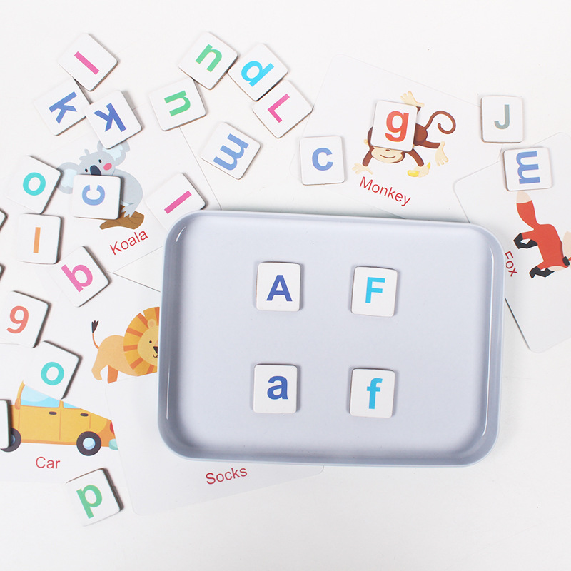 ปริศนาไม้แฟลชการ์ดเกมสะกดตัวอั - Flash Card Alphabet บทวิจารณ์และราคา