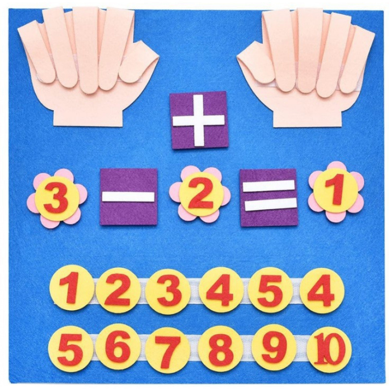 ของเล่นนับเลขแบบนิ้วมือ ทำจากผ - Kids Education Number บทวิจารณ์และราคา