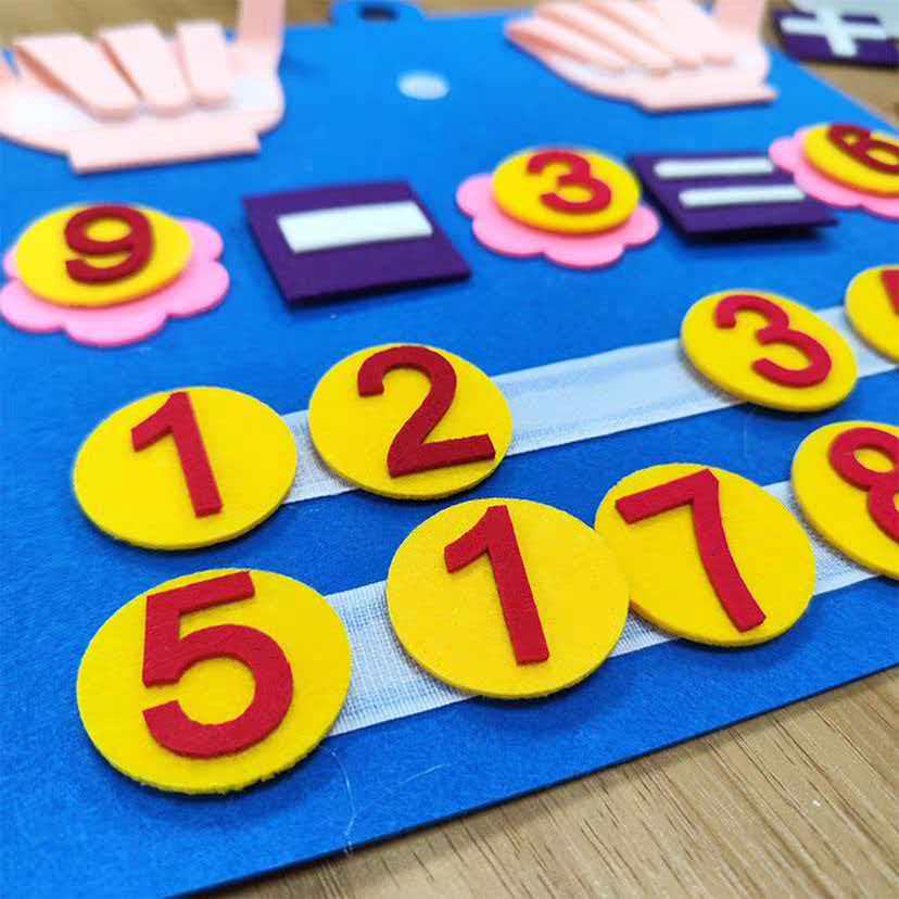 ของเล่นนับเลขแบบนิ้วมือ ทำจากผ - Kids Education Number บทวิจารณ์และราคา
