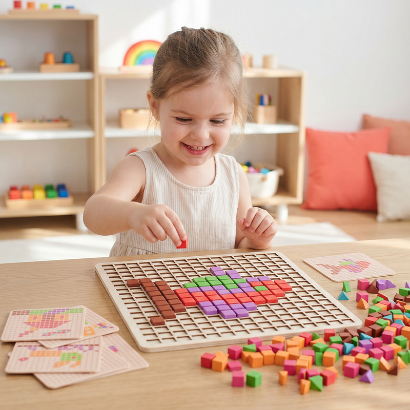 ตัวต่อไม้เสริมตรรกะ - ของเล่นเ - Kids Educational Game 3 บทวิจารณ์และราคา