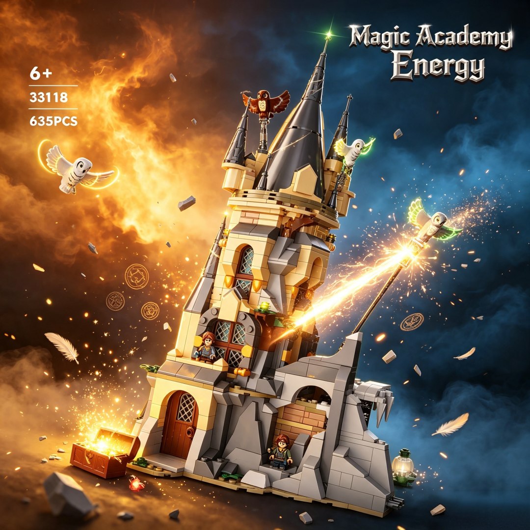 ชุดตัวต่อสร้างปราสาทสถาบันเวทม - Kids Education Academy บทวิจารณ์และราคา