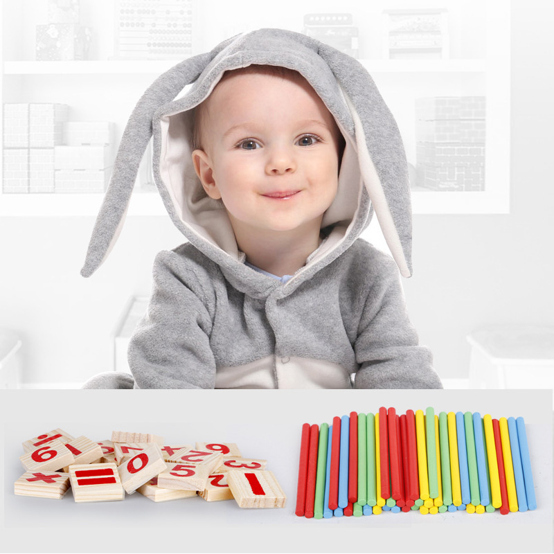 DIY Montessori ของเล่นคณิตศาสต - Kids Education Number บทวิจารณ์และราคา